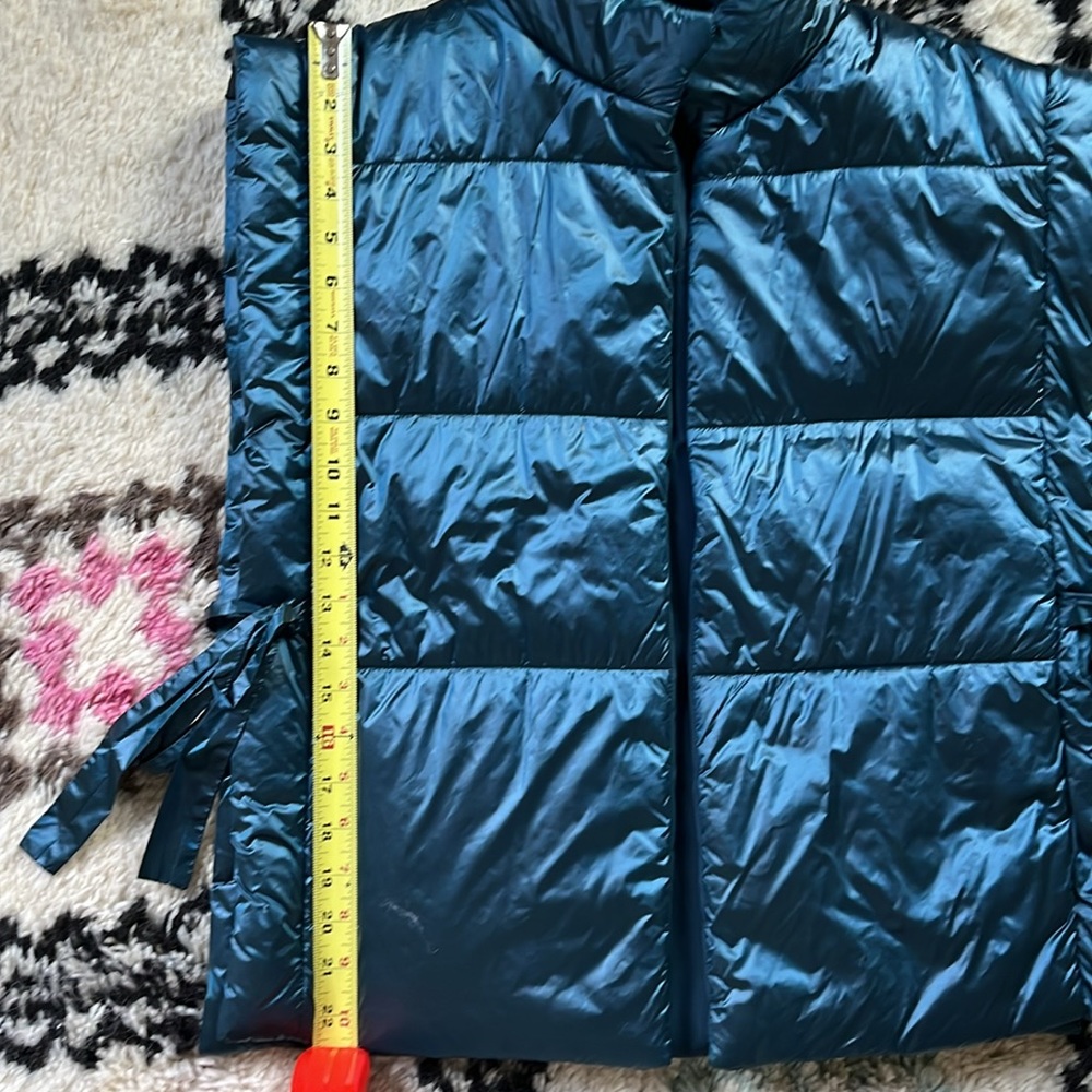 Anthropologie Pilcro Adjustable Puffer Vest - One Size - Peacock - Picture 7 of 7